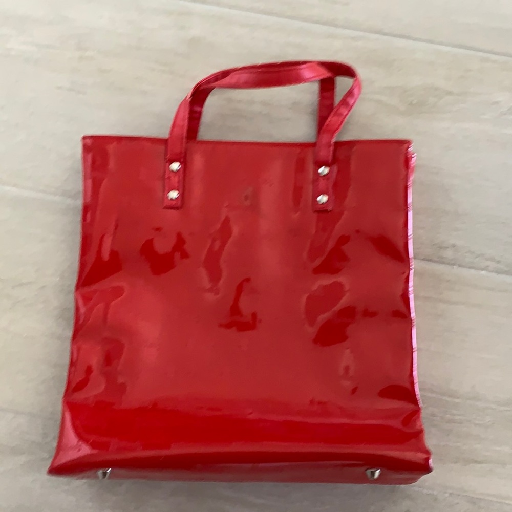 Harrod’s vinil red bag